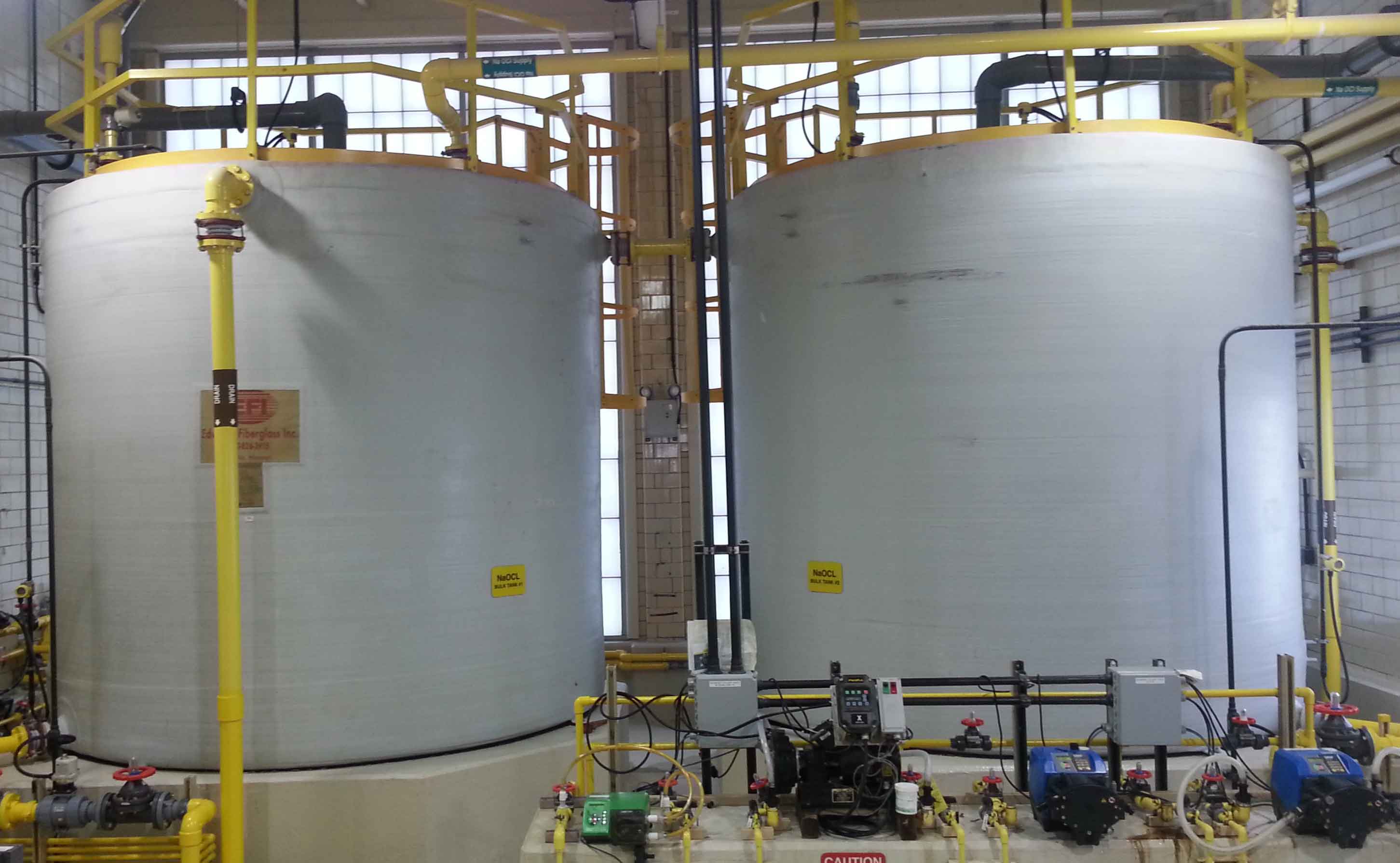 Wastewater Treatment Plant Chemical Disinfection